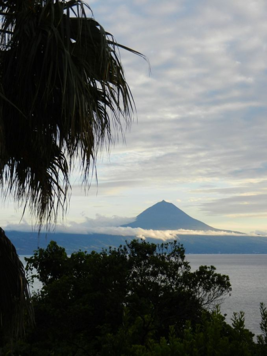 The neighbouring island, Pico, named after the highest mountain in Portugal (2'351m)